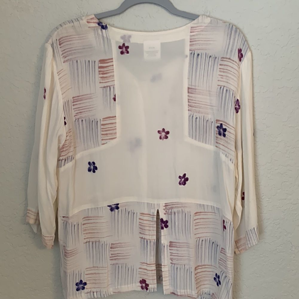 Meeks Rayon Blouse. Size M - Picture 2 of 9